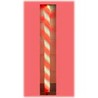 Xenon 5981 LED Leuchtstab "Zuckerstange"Ø38mm 1230mm 12 Volt Rot-Weiß