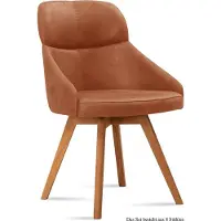 58 aufm Kessel Esszimmerstuhl (8er-Set) Donna 52x82x63 Eiche geölt/Cognac