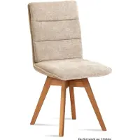58 aufm Kessel Esszimmerstuhl drehbar (4er-Set) Dorle 47x92x60 Eiche geölt/Natur