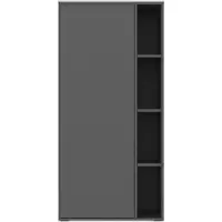 SMARTBett GmbH SMARTBett Schrank Kleiderschrank Aktenschrank passend für das Schrankbett Anthrazit