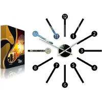 ModernClock , wanduhr, wanduhr modern, Silent Wanduhr, Metro schwarz 65cm