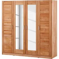 Home24 Drehtürenschrank - Kernbuche Teilmassiv