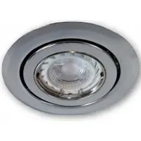C-Light LED Einbaustrahler Set SSD004 chrom glänzend 230V GU10 3 x 5,5W neutralweiss