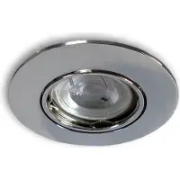 C-Light LED Einbaustrahler Set MR11 Rund chrom glänzend 12V - 3 x 3W warm weiß