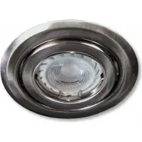 C-Light Flacher 230V LED Spot SSD004 alu gebürstet GU10-Modul 4,5W warmweiss