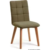 58 aufm Kessel Esszimmerstuhl (6er-Set) Dareen 47x91x60 Eiche geölt/Olivgrün