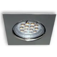 C-Light 3er LED Square Set 3,5 W High Lumen 230 V / GU10 chrom