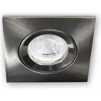 C-Light LED Einbaustrahler Set 12V 906 alu gebürstet 5 x 5,5W warmweiss