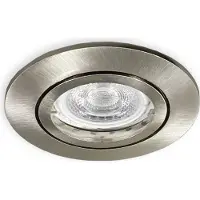 C-Light LED Spot Set 68mm Lochbohrung alu gebürstet 12V - 3 x 5,5W warm weiß