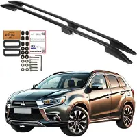 Erkul Dachreling MITSUBISHI ASX SUV 2010- Schwarz Aluminium Langlebig Solide