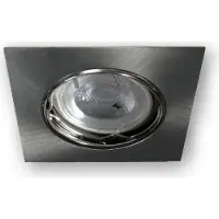C-Light LED Einbaustrahler Set MR11 Eckig alu gebürstet 12V - 3 x 3W warm weiß