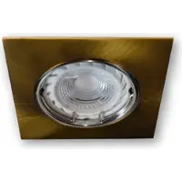 C-Light LED Einbaustrahler GU10 Dimmbar 230V 0210 messing - 7,5 W (PA-TLW)