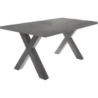 58 aufm Kessel Esszimmertisch Eike 4 200 x 100 x 75 Esstisch Graphit 13418-200