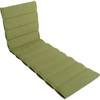DiscountDeal24 LILENO HOME Sonnenliege Auflage als [1er Set - Rollliege] in Grün - Gartenliegen Auflage perfekt für Strandliege - Polster Auflage für Gartenliege (200x60x4,5cm)