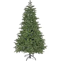 CLGarden Künstlicher Weihnachtsbaum 210 cm natürliche Zweige PE Spritzguss und PVC, realistischer künstlicher Tannenbaum Kunstbaum 2,10 Meter