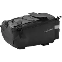 Black Crevice - Rack Bag Fahrradtasche/Gepäckträgertasche - 30x15-10x15cm