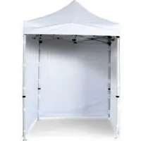 Pártystany-Jiín s.r.o. Faltpavillon 2x2m Stahl Standard - 4 Stück volle Seitenwände - Weiß