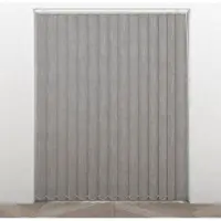 Neuvedené 5er Lamellen-Set Shantong grau 40x260 cm (ohne Schiene)