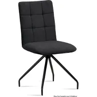 58 aufm Kessel Esszimmerstuhl (8er-Set) Devera 47x91x60 Schwarz/Anthrazit