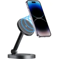 Xdovet 2 in 1 Wireless Charger Faltbarer Magsafe Induktive Ladestation mit Ständer Kabelloses Ladestation Magsafe Ladegerät für iPhone 12/13/14