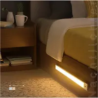 Sross Unterbauleuchte LED Lichtleiste Nachtlicht, Wiederaufladbar Treppenlicht, LED festintegriert, LED Nachttischlampe,40cm
