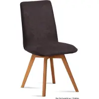 58 aufm Kessel Esszimmerstuhl (2er-Set) Dilga 47x92x60 Schwarz/Espresso