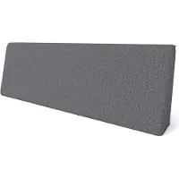 Pillows24 - Palettenkissen mit abnehmbarem Bezug - Rückenkissen | Polster für Europaletten 120x80 Sofa - Wasserfest - Outdoor/Indoor | Grau