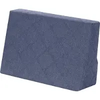 Pillows24 - Palettenkissen - Armlehne 60x40 | Gesteppte Palettenauflage - UV- & Wasserfest mit Abnehmbare Bezüge - Outdoor/Indoor, Blau
