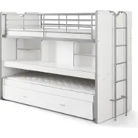 58 aufm Kessel Hochbett Kalinda 222x102x161 Holzwerkstoff+Metall Weiß