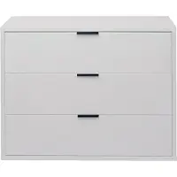 58 aufm Kessel Kommode Erna 81x45x67 Kreidegrau matt Lack 14718