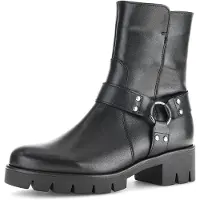 Gabor Bikerboots, Blockabsatz, Stiefelette, Boots mit Nieten besetzt