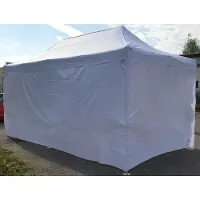 Pártystany-Jiín s.r.o. Faltpavillon 3x6m ALU Standard volle Seitenwände - Weiß