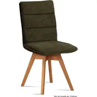 58 aufm Kessel Esszimmerstuhl drehbar (4er-Set) Dorle 47x92x60 Eiche geölt/Khaki