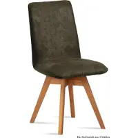 58 aufm Kessel Esszimmerstuhl drehbar (4er-Set) Donni 47x92x60 Eiche geölt/Khaki