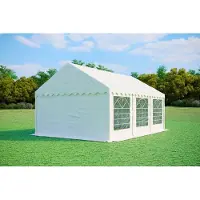 Ambitent Partyzelt 4x6m PVC Standard Feuerfest - Weiß