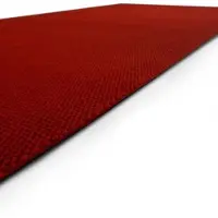 Floordirekt Schmutzfangmatte Hong Kong Extra Robust Rutschfest Rot 80 x 350 cm