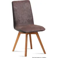 58 aufm Kessel Esszimmerstuhl (6er-Set) Dilga 47x92x60 Schwarz/Braun