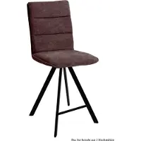 58 aufm Kessel Thekenstuhl drehbar (2er-Set) Devonne 47x109x60 Schwarz/Braun