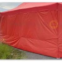 Pártystany-Jiín s.r.o. Faltpavillon 4x8m ALU Premium Vollseiten - Rot