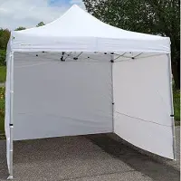 Pártystany-Jičín s.r.o. Faltpavillon 3x4,5m ALU Premium - 4 Stück volle Seitenwände - Weiß