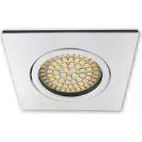 C-Light LED Spot 230V S0307 eckig weiss 3,5 W (WW) geringe Einbautiefe