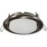 C-Light 230 V Einbaustrahler JT-GX53 alu gebürstet - 5 W LED (TLW)