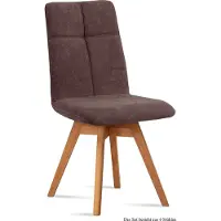 58 aufm Kessel Esszimmerstuhl drehbar (6er-Set) Dorea 47x92x60 Eiche geölt/Braun