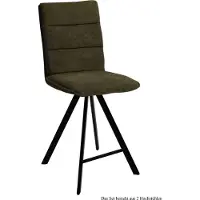 58 aufm Kessel Thekenstuhl drehbar (2er-Set) Devonne 47x109x60 Schwarz/Khaki