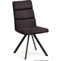 58 aufm Kessel Esszimmerstuhl drehbar (4er-Set) Dessa 47x92x60 Schwarz/Espresso