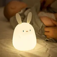 LAMON Led Hasen-Nachtlicht, Stufe 2 Dimmbar Silikonlampe, 1200mAh Akku, USB-Aufladung Nachtlichter mit Timer, tragbar, für Kinderzimmer, Partydekorationv