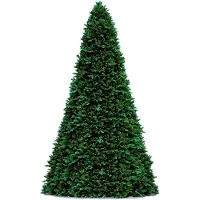 LAALU Künstlicher Weihnachtsbaum DELUXE BERNARD 500 cm, grün, 2D/3D, 17204 Zweige, inkl. Metallständer