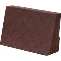 Pillows24 - Palettenkissen - Armlehne 60x40 | Gesteppte Palettenauflage - UV- & Wasserfest mit Abnehmbare Bezüge - Outdoor/Indoor, Braun
