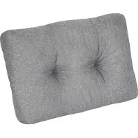 Pillows24 - Palettenkissen wasser- und UV-beständig - Seitenkissen | Polster für Europaletten 120x80 - Palettenmöbel - Outdoor/Indoor, Dunkelgrau
