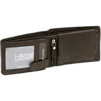LEAS Scheintasche Echt-Leder, schwarz Mini-Edition